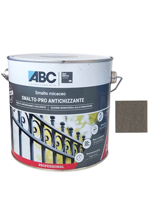 ABC-Pitture-e-Rivestimenti-Smalto-Pro-Antichizzante-Micaceo-8504-Ghisa-2_50-Lt