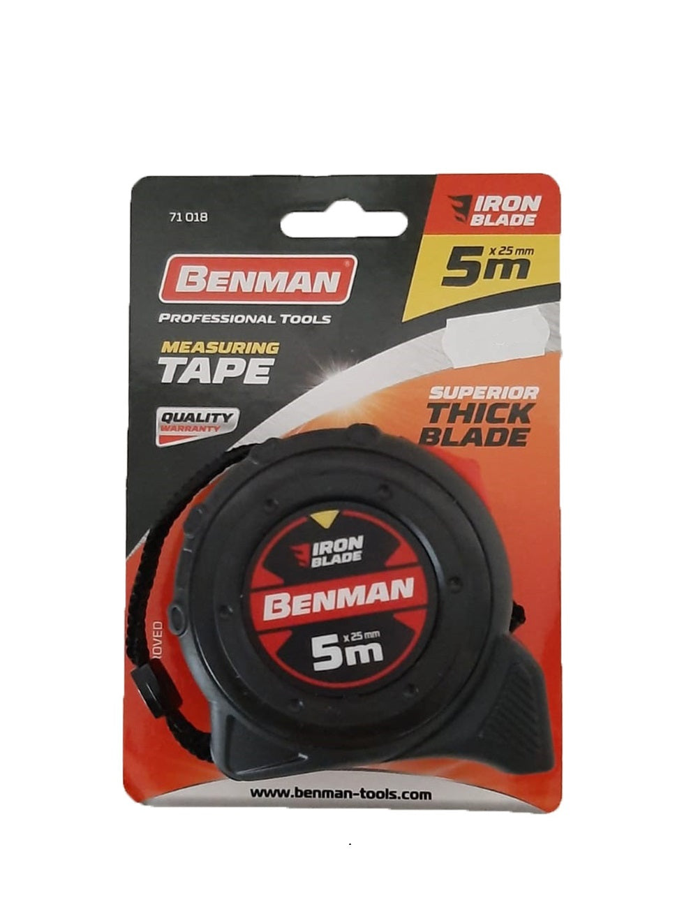 Flessometro Iron Blade 5mx25mm Benman 71018