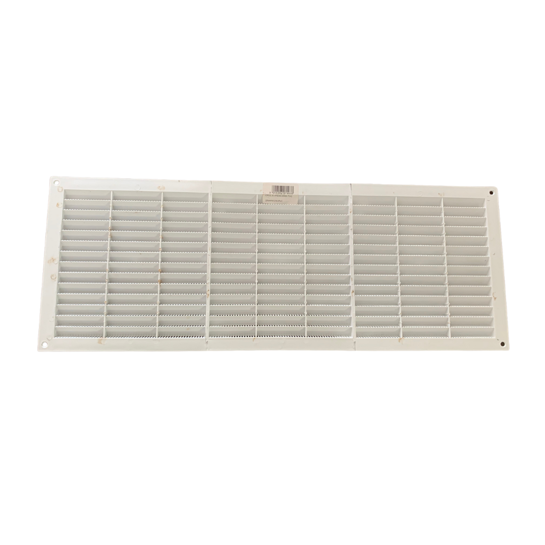 Griglia di Aerazione Rettangolare in PVC con Rete 23X63 cm