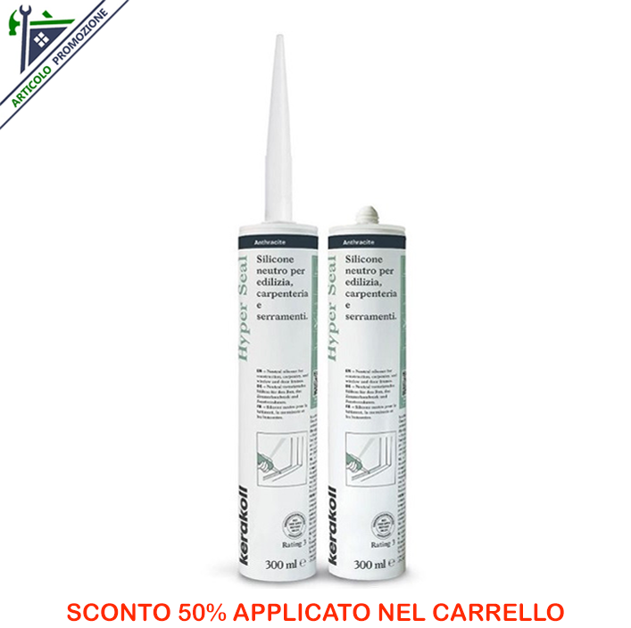 HYPER SEAL Colore ANTRACITE - ml 300 Kerakoll offerta fine serie