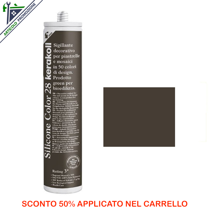 Silicone Color 28 Kerakoll 310 ml offerta fine scorte