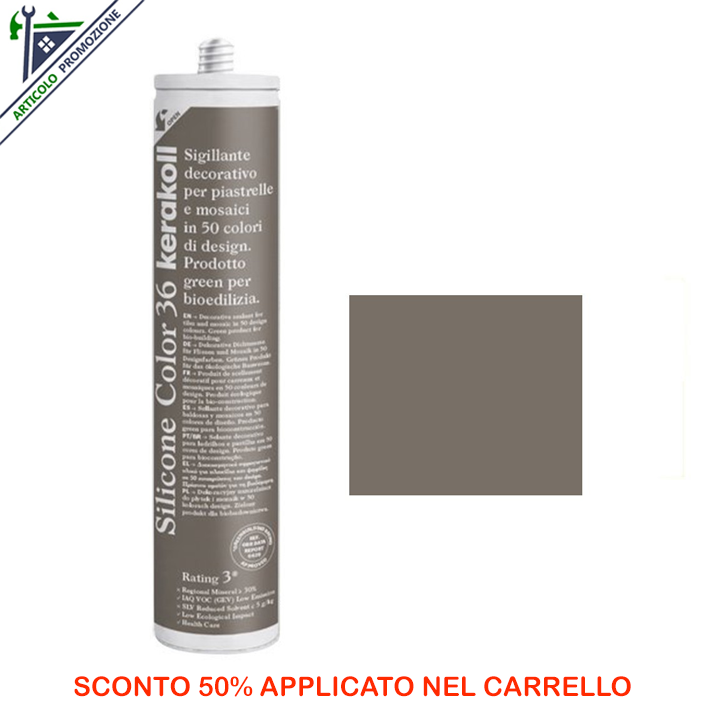 Silicone Color 36 Kerakoll 310 ml offerta fine scorte