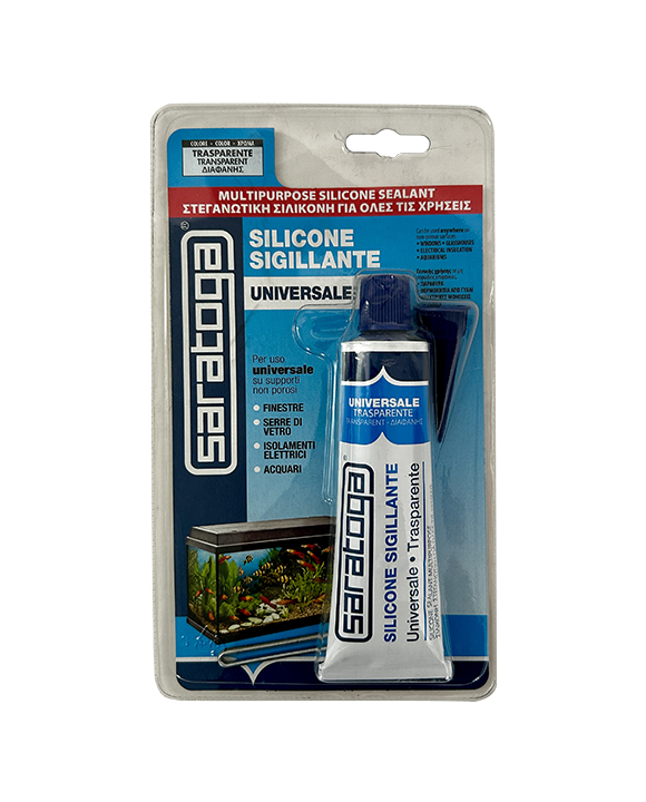 Silicone Sigillante Trasparente Universale ml 60 - Saratoga