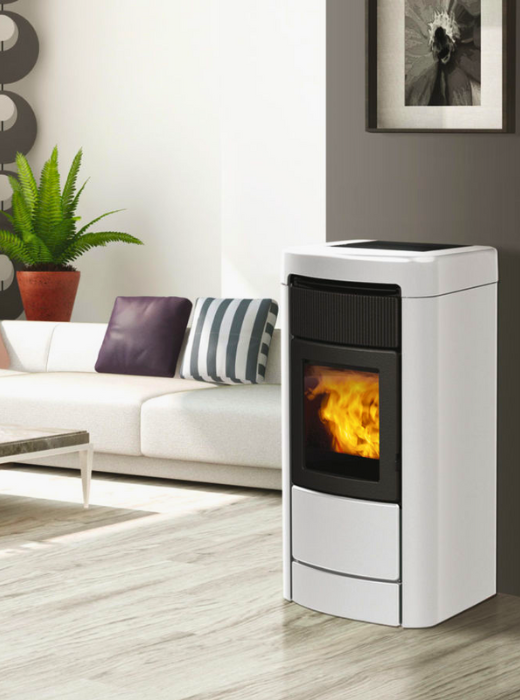 Termostufa a pellet Layma Idro 22,5 kW Italiana Camini