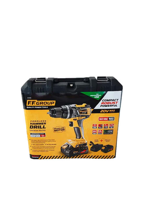 Trapano Avvitatore CHD/60 - BL 20V PRO - 5 AH - F.F. GROUP