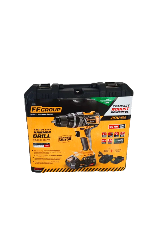Trapano Avvitatore CHD/60 - BL 20V PRO - 2,5 AH - F.F. GROUP