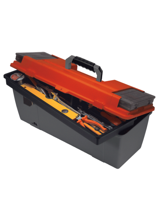 Cassetta Plano 682 - Cassetta Portautensili in polipropilene con chiusure in metallo