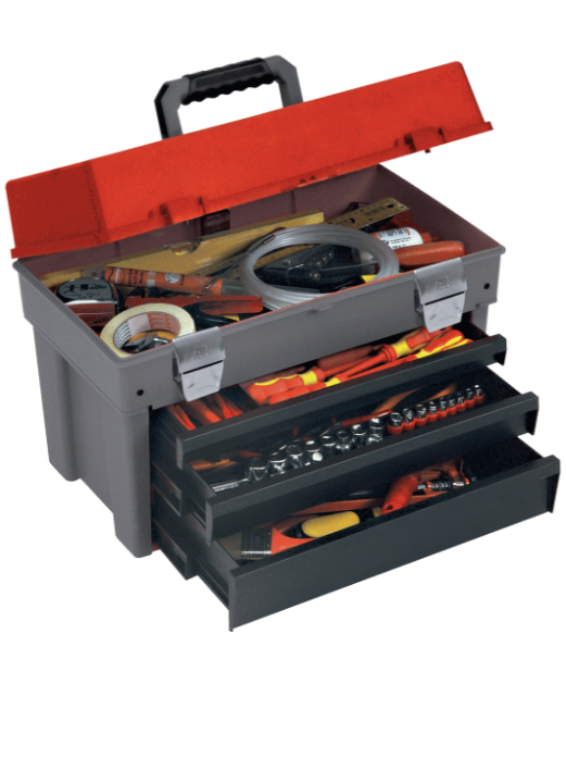 Cassetta Plano 873 - Cassetta Portautensili Professionale in polipropilene