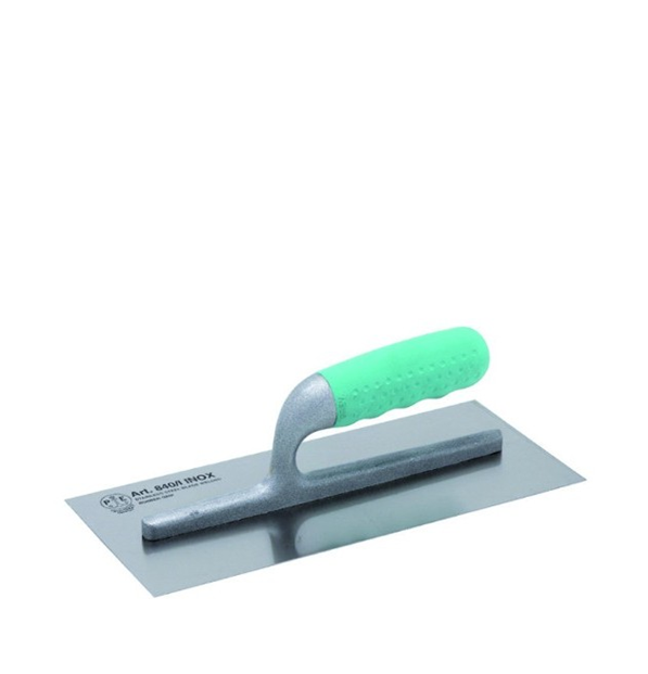 Frattone rettangolare in Acciaio Inox saldato Manico Sintesi 24x10 cm Pavan - Articolo 840/I