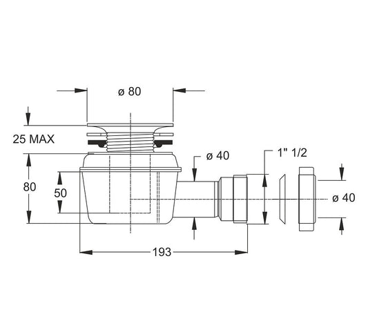 Sifone per Doccia "Splash"