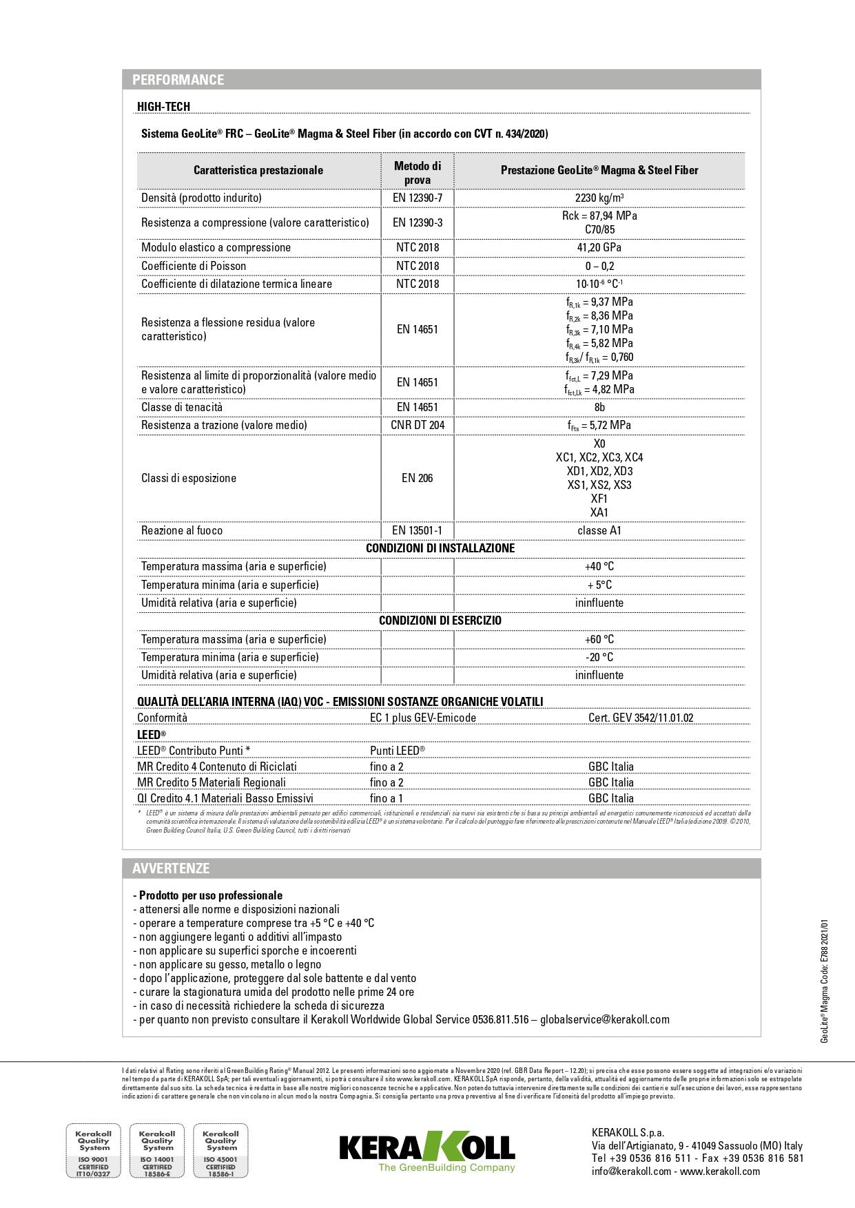 GEOLITE® Magma Kg 25 - Kerakoll