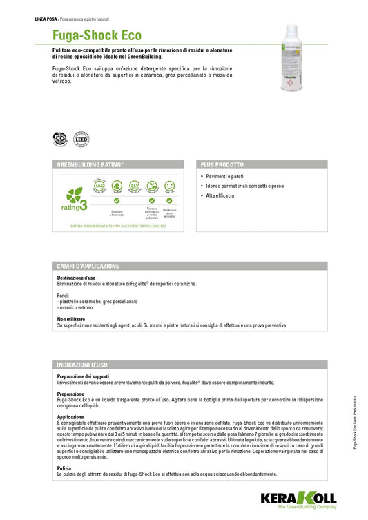 FUGA-SHOCK ECO - Lt 1 Kerakoll