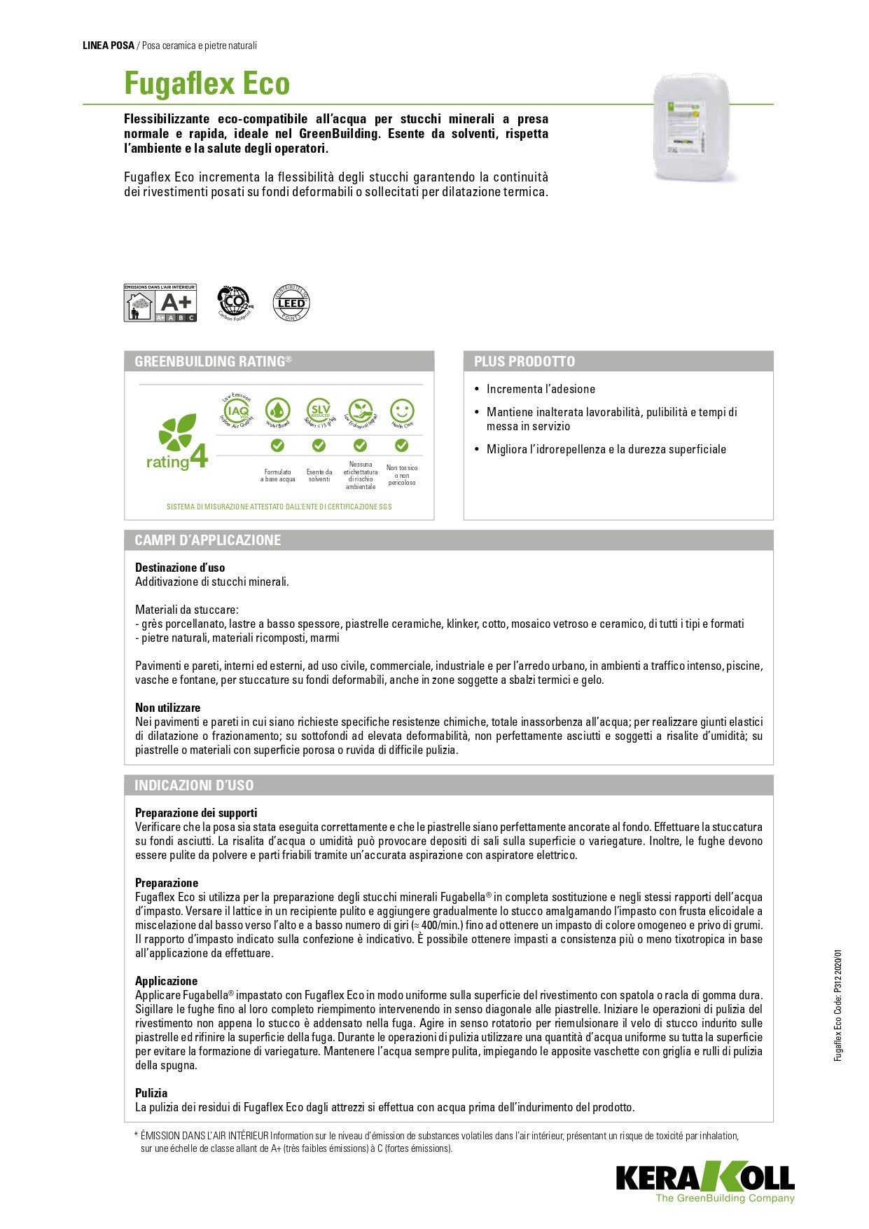 FUGAFLEX ECO - Kg 1 Kerakoll