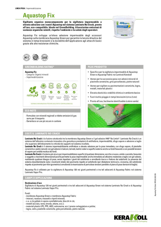 AQUASTOP FIX Kg 6 - Kerakoll