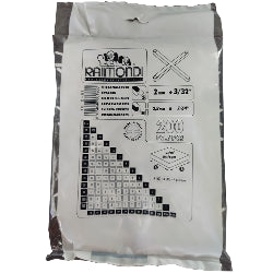 Distanziatori per Piastrelle a Croce mm.2 Confezione da 200 Pezzi Raimondi