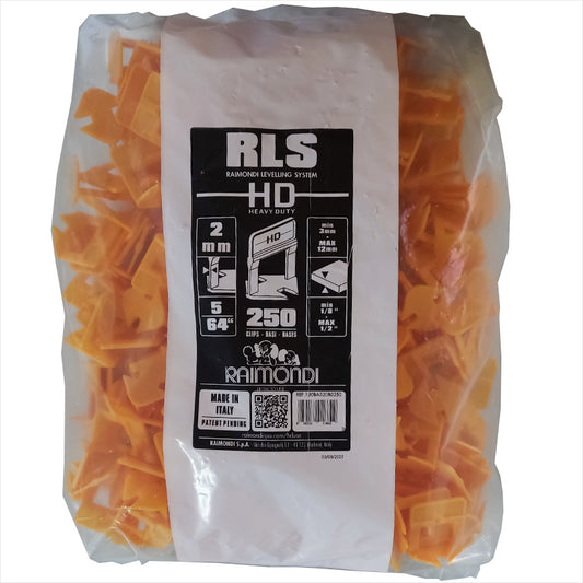 Distanziatori Livellanti Base 2mm H3-12mm Confezione da 250 Pezzi Raimondi