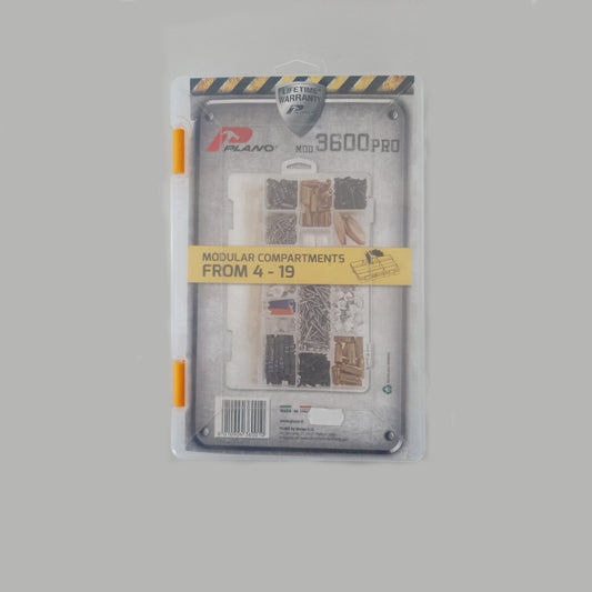 Cassetta Portaminuterie Plano 3600PRO - Cassetta con maniglia in polipropilene trasparente