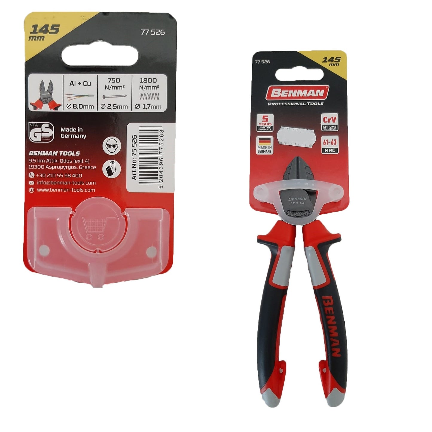 Tronchesino Combinato Taglio Laterale Benman 77526