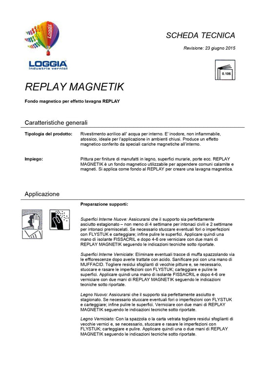 RePlay Magnetik 0,75 Lt Loggia