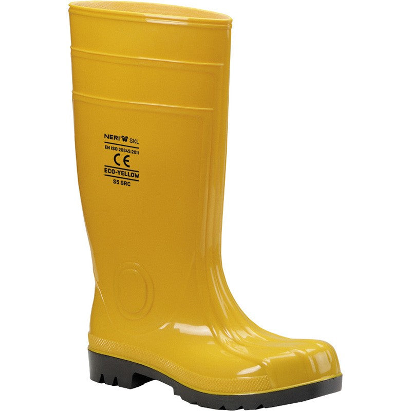 Stivali Antinfortunistici Gialli in Pvc Yellow Safety Tg. 41 shopedilizia