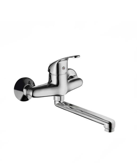 Miscelatore Monocomando Lavello a Muro Palazzani - Serie America 2 - Cromo