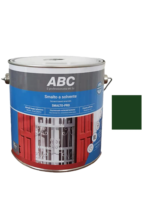 ABC--Pitture-e-Rivestimenti-Smalto-Pro-Lucido-8005-Verde-Foresta-2_50-Lt