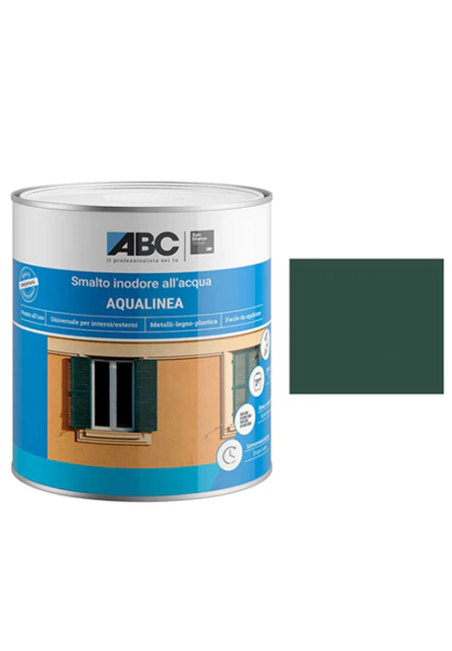 ABC-Pitture-Rivestimenti-Aqualinea-Smalto-Seta-0035-Verde-Scuro-1-Lt