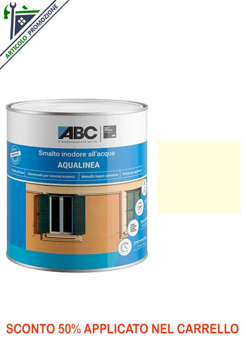 ABC Aqualinea Smalto Seta 0021 Avorio 1 Lt