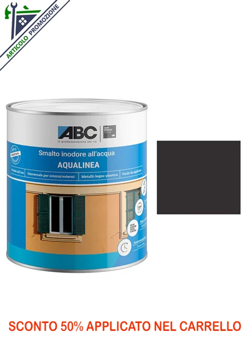 ABC Aqualinea Smalto Seta 0031 Testa di Moro 1 Lt