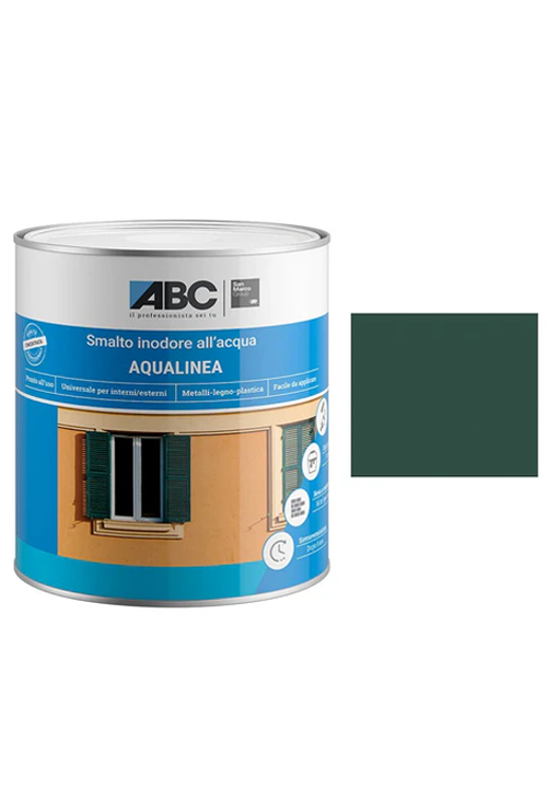ABC Aqualinea Smalto Lucido 0035 Verde Scuro 1 Lt