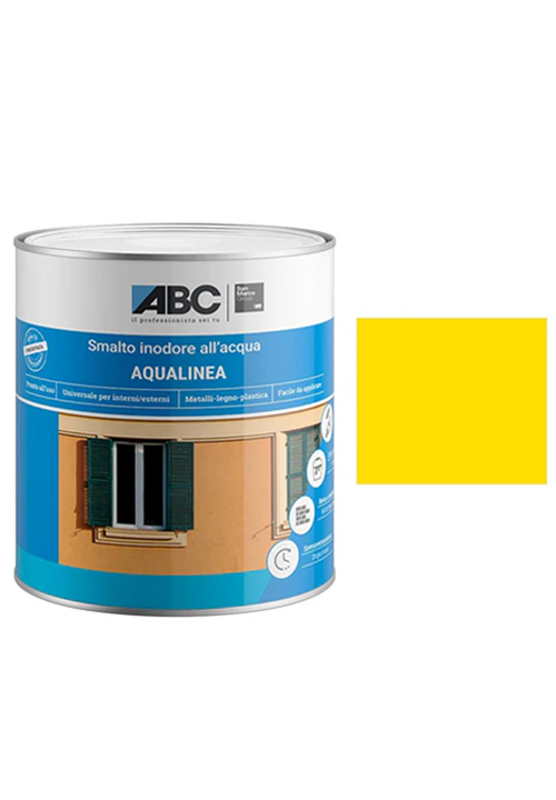 ABC-Pitture-e-Rivestimenti-Aqualinea-Smalto-Seta-0041-Giallo-Cromo-1-Lt