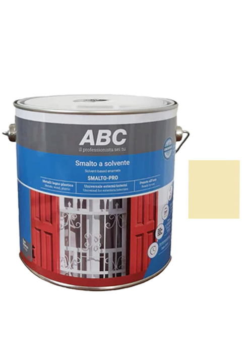 ABC-Pitture-e-Rivestimenti-Smalto-Pro-Lucido-8000-Avorio-2_50-Lt