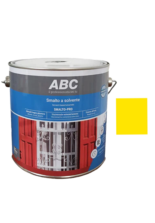 ABC-Pitture-e-Rivestimenti-Smalto-Pro-Lucido-8001-Giallo-2_50-Lt