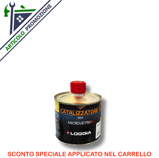 CATALIZZATORE PER MICROVETROBI OPACO Parte B Lt 0,180 Loggia Sconto speciale