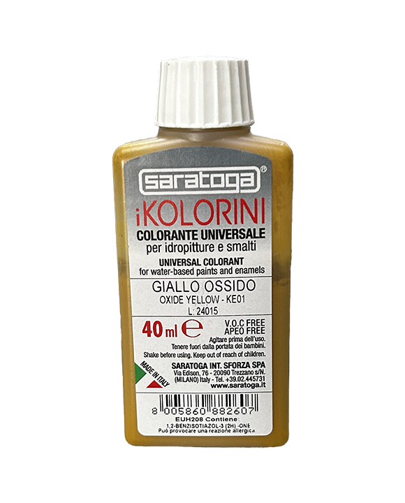 Colorante Universale iKolorini KE01 Giallo Ossido - 40 ml Saratoga