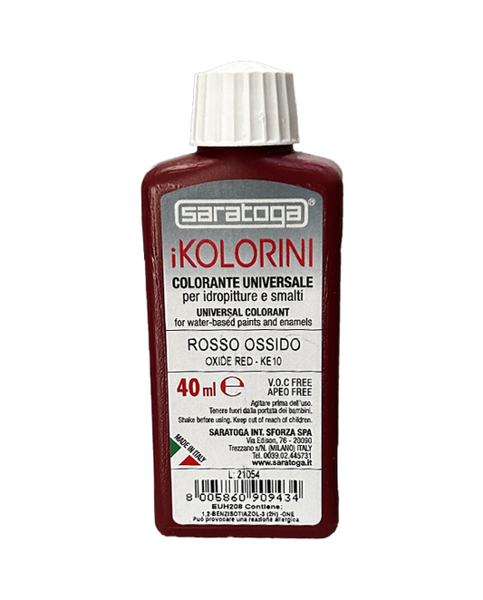 Colorante Universale iKolorini KE10 Rosso Ossido - 40 ml Saratoga