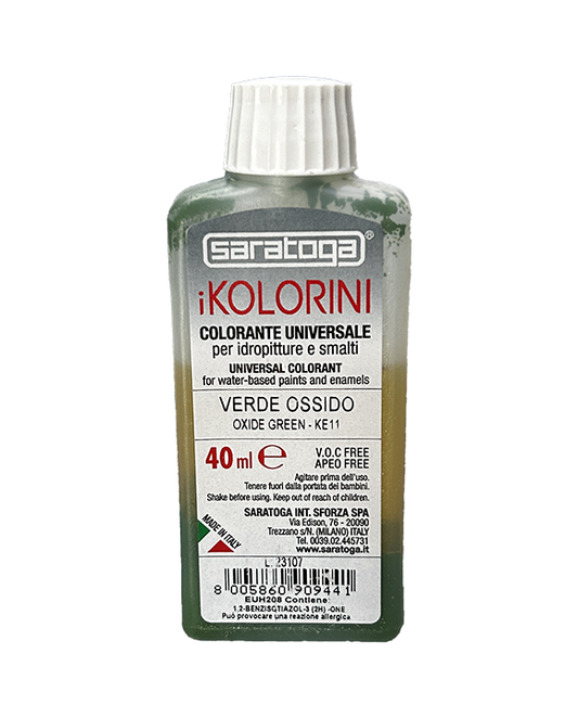 Colorante Universale iKolorini KE11 Verde Ossido - 40 ml Saratoga