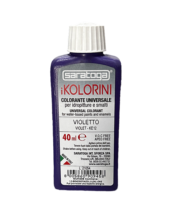 Colorante Universale iKolorini KE12 Violetto - 40 ml Saratoga