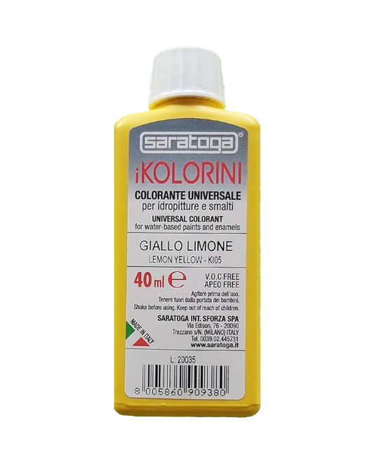 Colorante Universale iKolorini KI05 Giallo Limone - 40 ml Saratoga