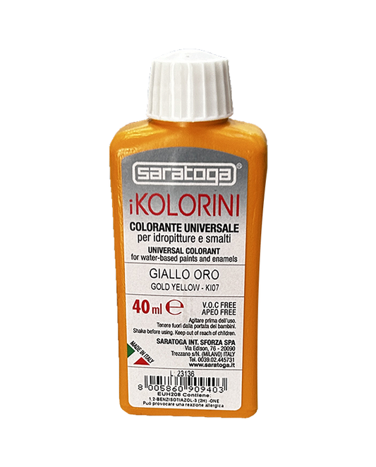 Colorante Universale iKolorini KI07 Giallo Oro - 40 ml Saratoga