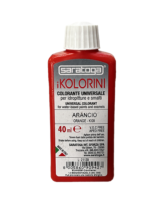 Colorante Universale iKolorini KI09 Arancio - 40 ml Saratoga