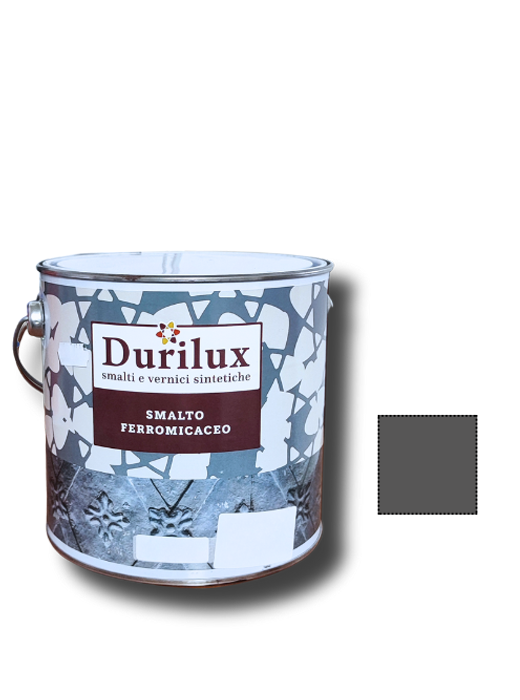 DURILUX SMALTO FERROMICACEO 260 Grigio Antracite Lt 2,50 - Duriplastic