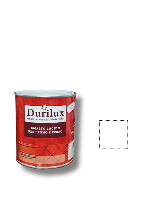 DURILUX SMALTO UNIVERSALE LUCIDO 500 Bianco Lt 0,75 - Duriplastic
