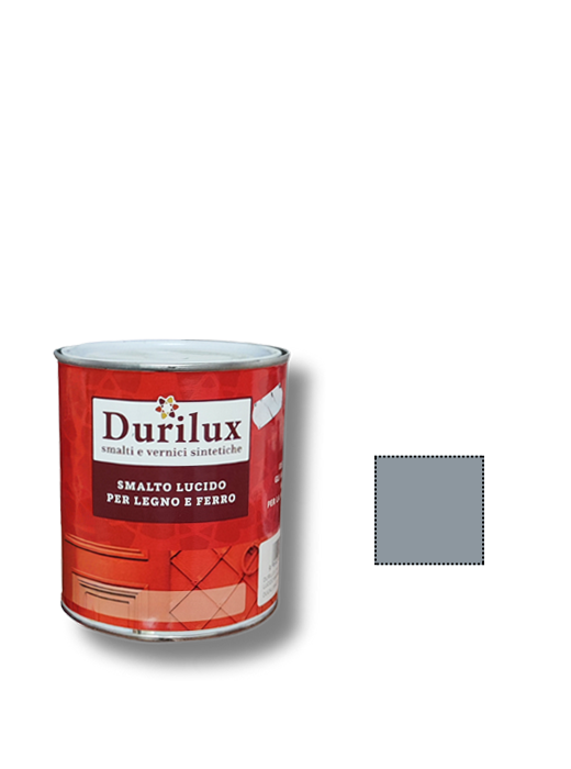 DURILUX SMALTO UNIVERSALE LUCIDO 519 Grigio Perla Lt 0,75 - Duriplastic