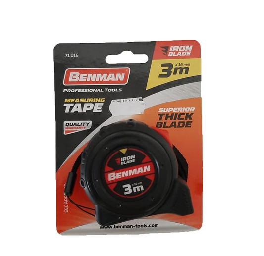 Flessometro Iron Blade 3mx16mm Benman 71016