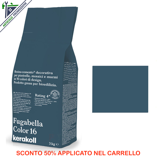 Fugabella Color 16 Kerakoll 3 Kg offerta fine scorte