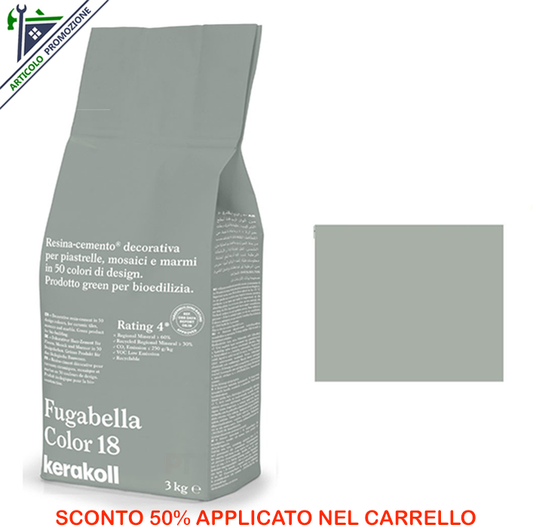 Fugabella Color 18 Kerakoll 3 Kg offerta fine scorte