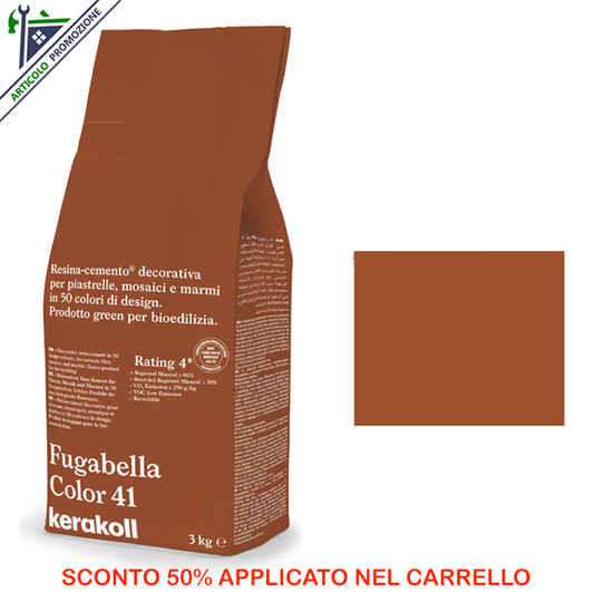 Fugabella Color 41 Kerakoll 3 Kg offerta fine scorte