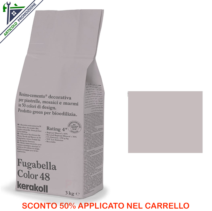 Fugabella Color 48 Kerakoll 3 Kg offerta fine scorte