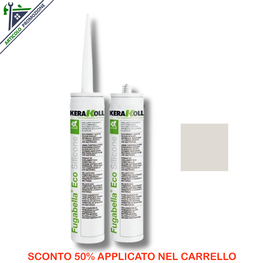 Fugabella Eco Silicone 02 Grigio Luce Kerakoll 310 ml